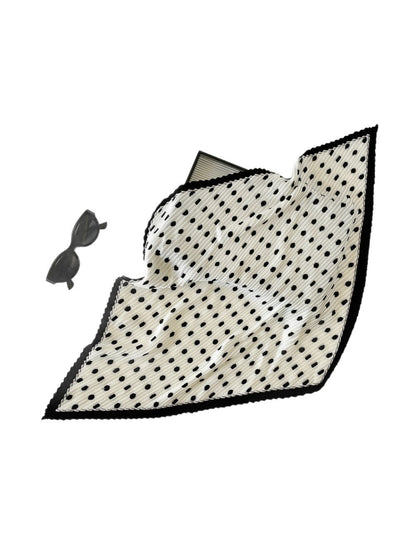 Scarvii - Polka Dot Pleated Scarf