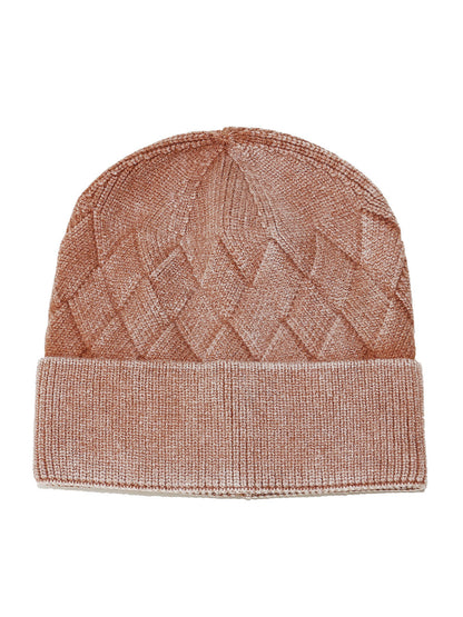 Haila Diamond Pattern Knit Beanie