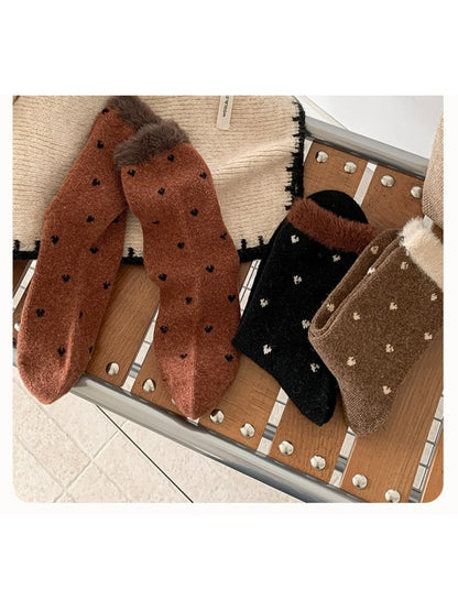 Rufia - Mini Heart Dot Crew Socks