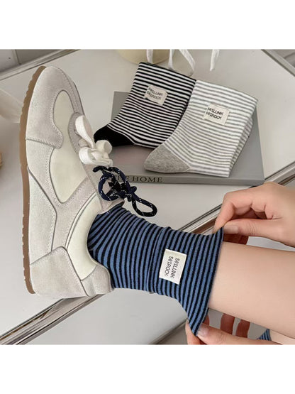 Rufia - Retro Stripe Stretch Crew Socks product image 1