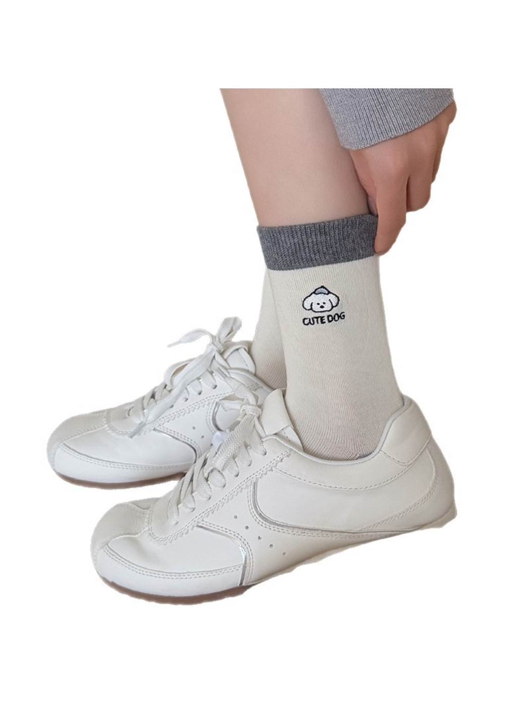 Rufia - Cute Puppy Crew Socks