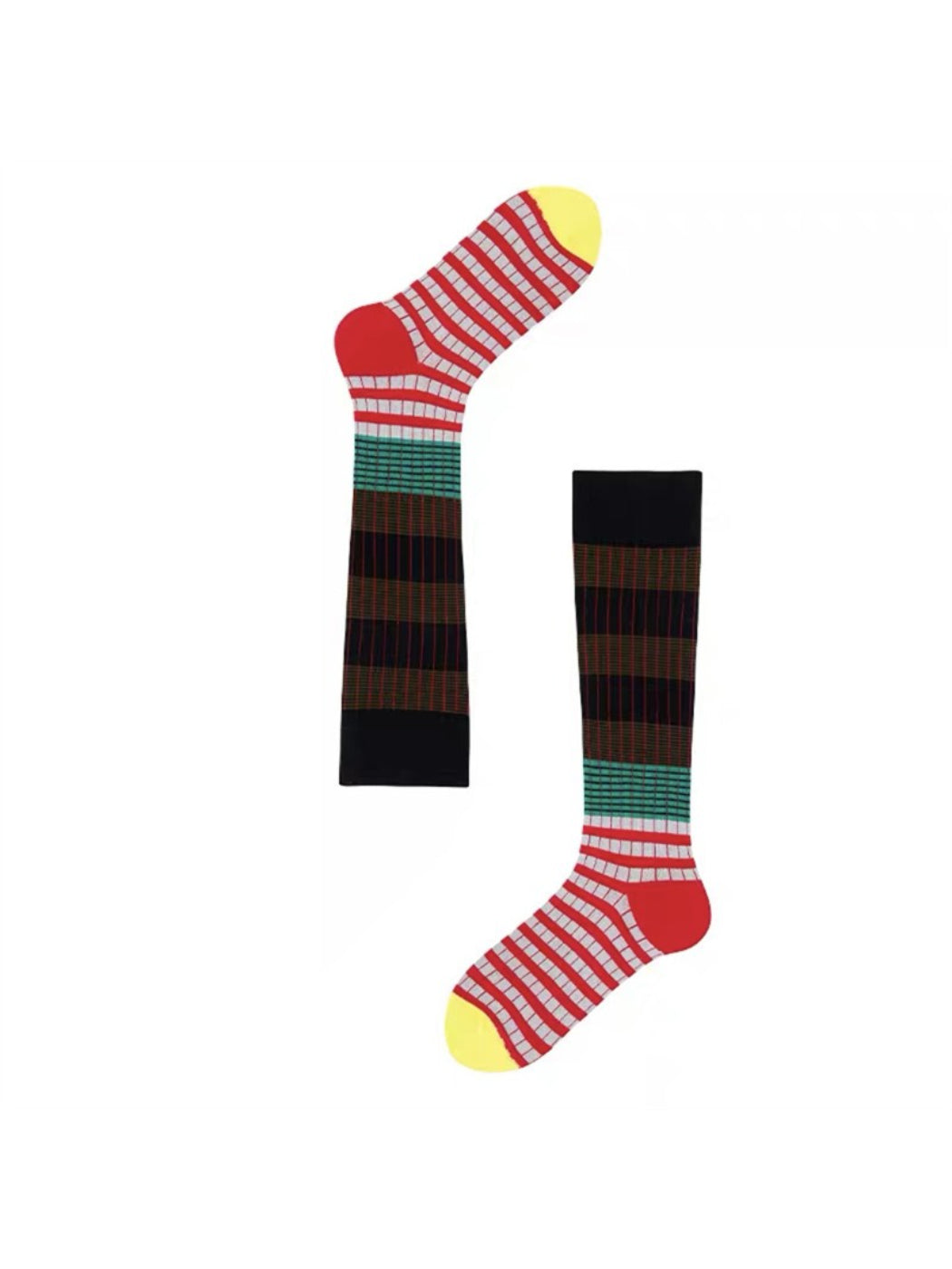 Rufia - Bold Colorblock Striped Mid-Calf Socks product image 5