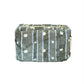 Top view of Cosbai Soft Stripe Organizer Bag highlighting soft stripe design