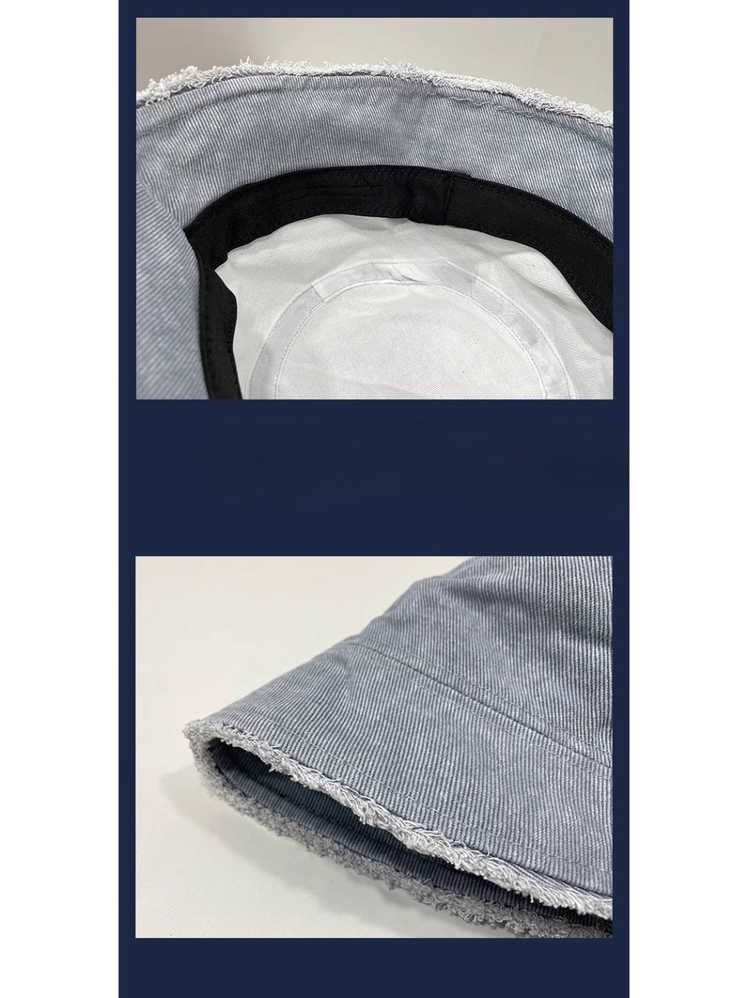 Haila - Washed Vintage Edge Bucket Hat