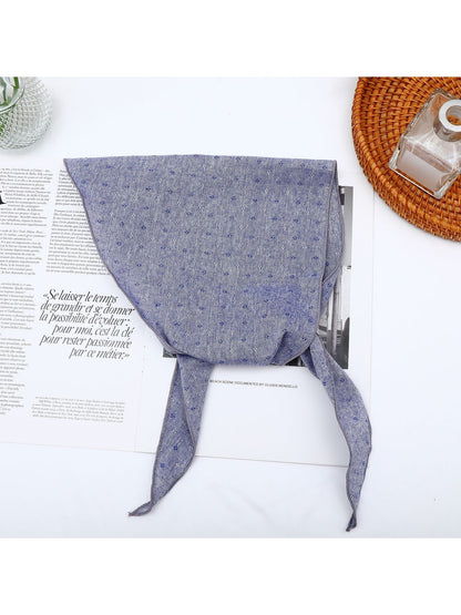 Scarvii - Simple Style Print Triangle Bandana