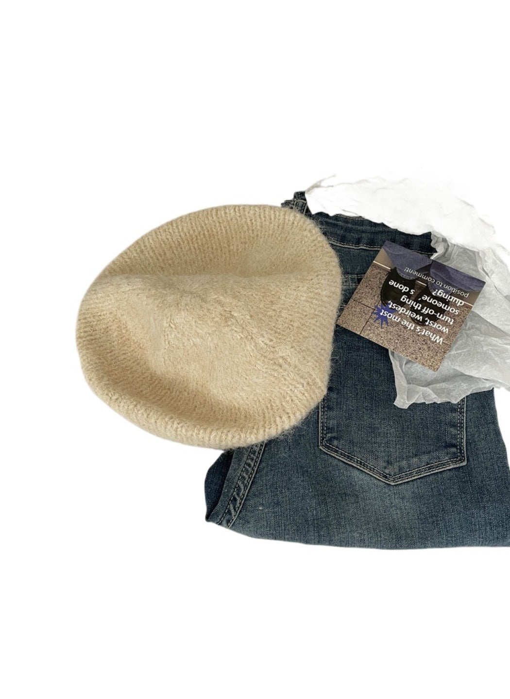 Haila - Soft Knit Rolled Brim Beanie