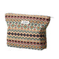 Cosbai - Boho Chic Clutch Makeup Bag With Zipper
