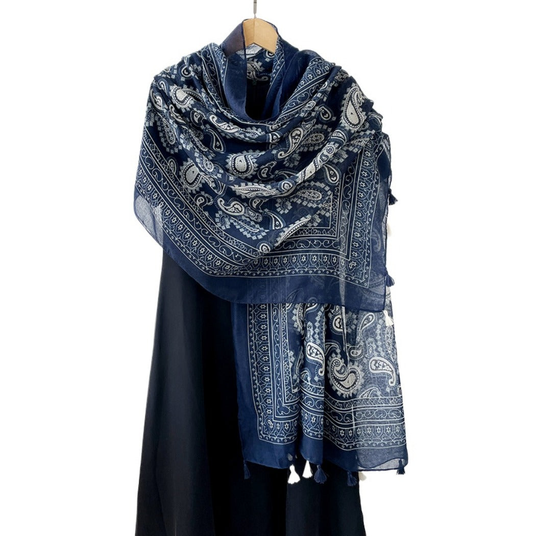 Scarvii - Boho Summer Shawl Scarf With Fringe - 6 Patterns