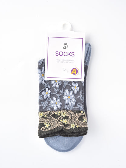 Rufia – Capsule Garden Bloom Crew Socks