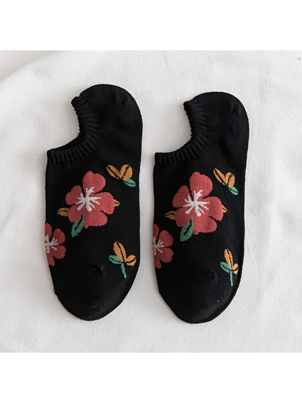 Rufia - Soft Floral Pattern Low Cut Invisible Socks product image 4