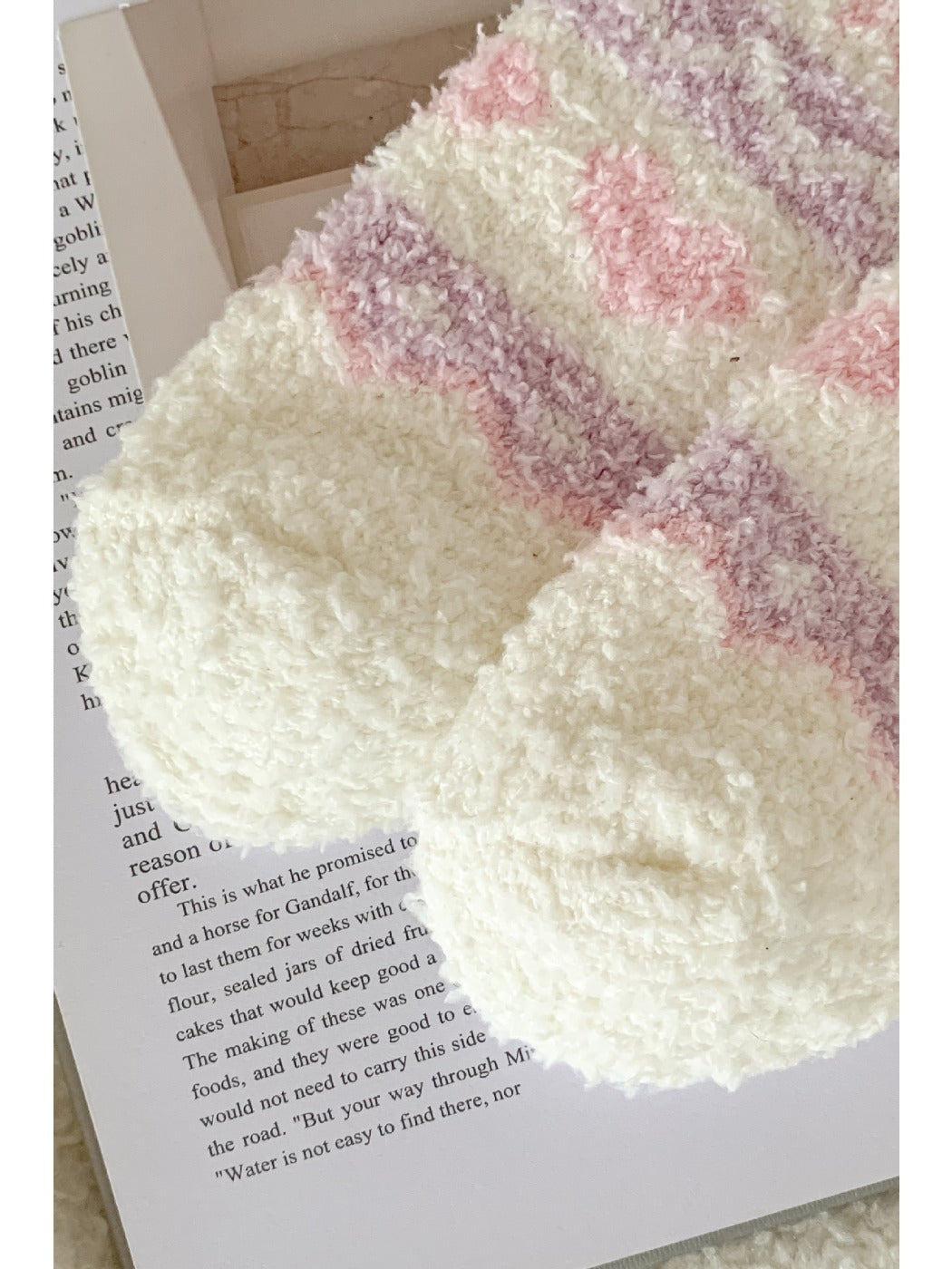 Rufia - Thick Coral Fleece Cozy Winter Socks