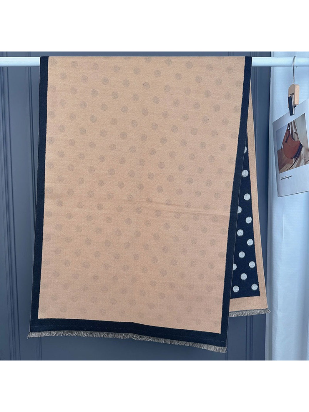 Scarvii - Soft Reversible Polka Dot Scarf