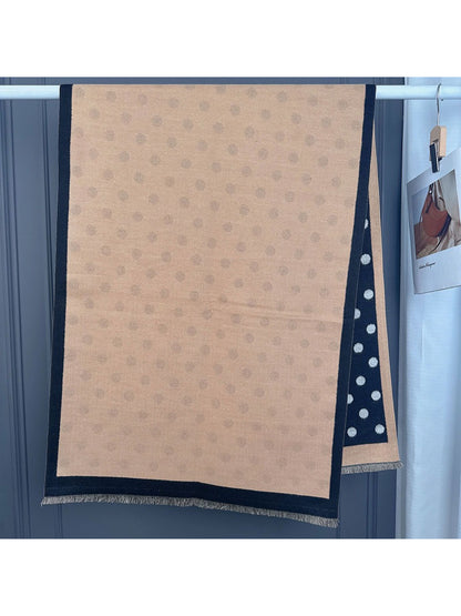 Scarvii - Soft Reversible Polka Dot Scarf