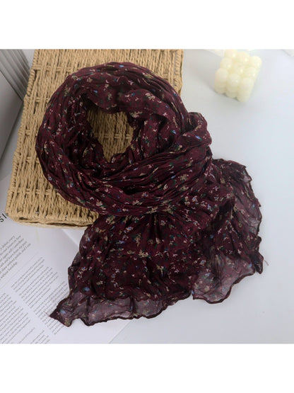 Scarvii - Ditsy Floral Crinkle Scarf
