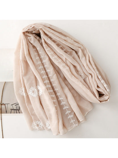 Scarvii - Modern Motif Trim Soft Scarf