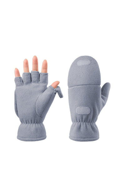 Gloving - Convertible Fleece Fingerless Mittens