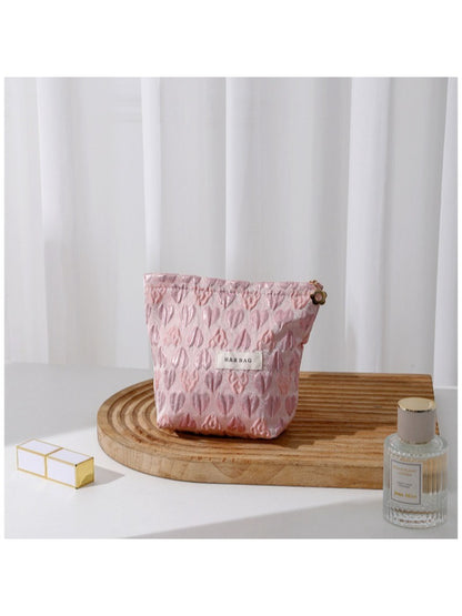 Cosbai - Heart Pattern Cosmetic Bag