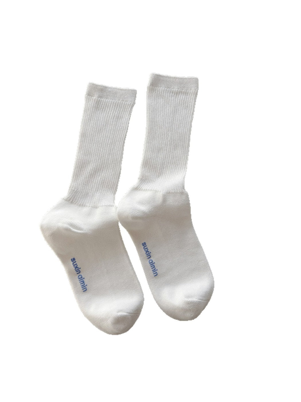 Rufia - Minimal Style Solid Color Crew Socks