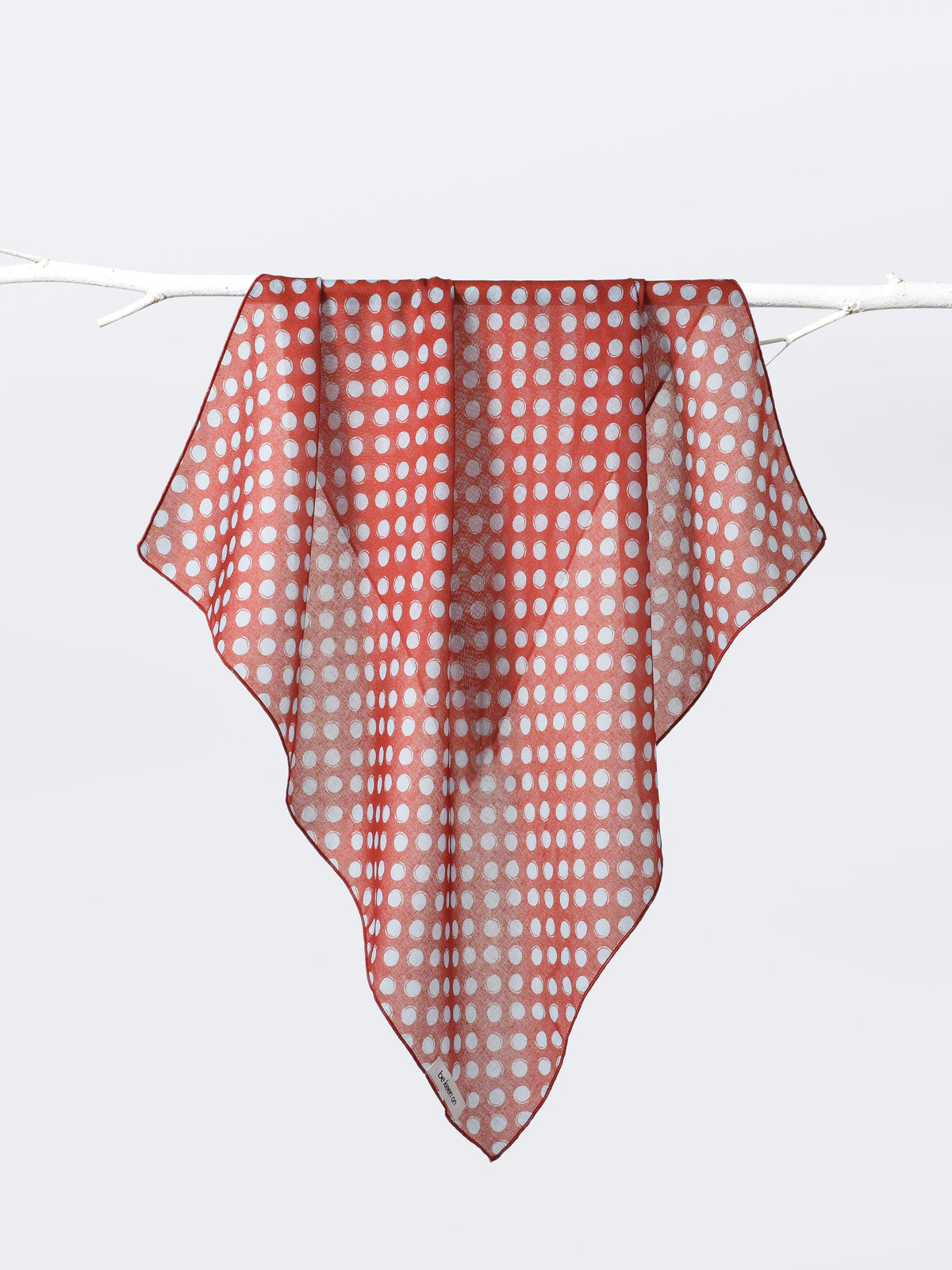 Scarvii - Lightweight Polka Dot Square Scarf
