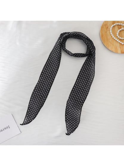 Scarvii - Fresh Floral Long Narrow Scarf