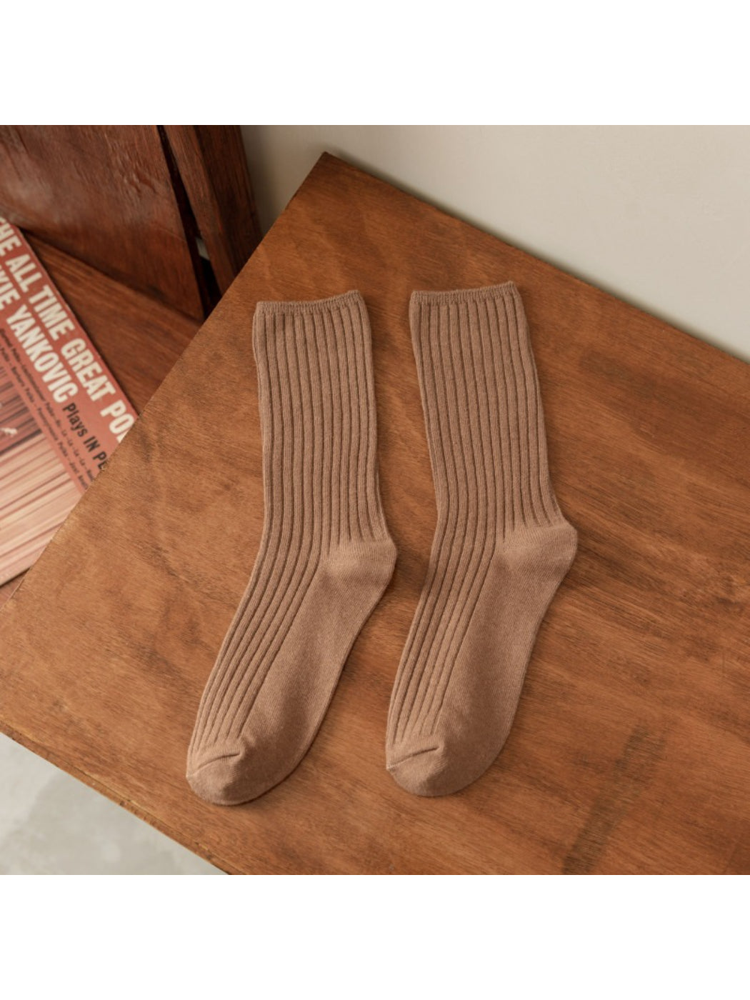 Rufia - Classic Ribbed Mid-Calf Crew Socks product image 7