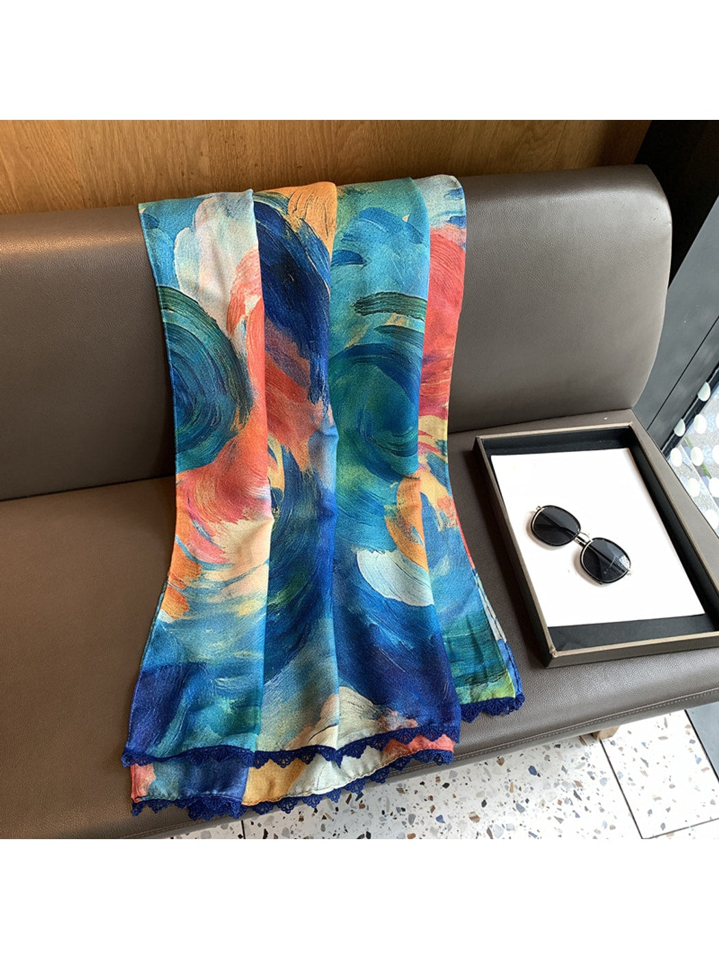 Scarvii - Elegant Printed Long Scarf Wrap