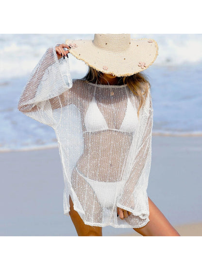 Crosa - Beach Mesh Cover Up Dress