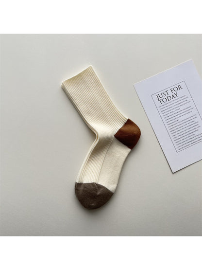 Rufia - Color Block Ribbed Crew Socks product image 3