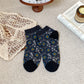 Rufia - Floral Pattern Low-Cut Socks