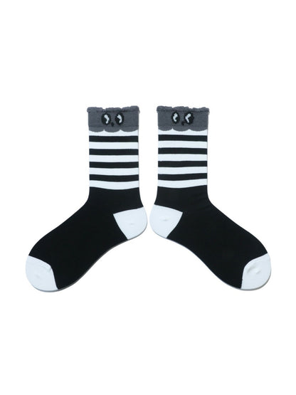 Rufia - Playful Colorful Character Crew Socks