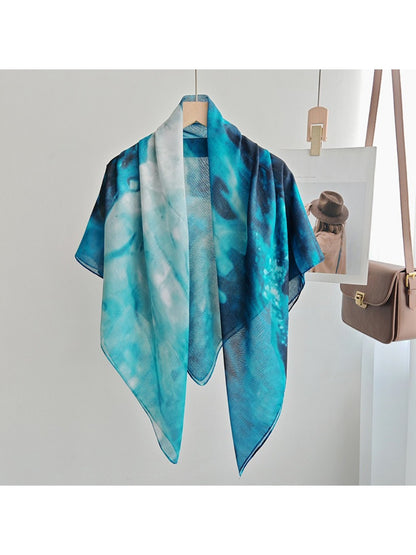 Scarvii Abstract Fluid Square Scarf