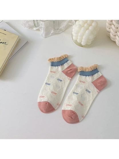 Rufia - Diamond Floral Ankle Socks product image 8