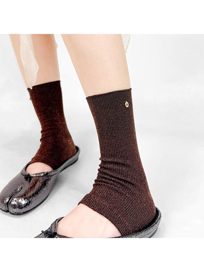 Rufia - Minimal Open-Toe Crew Socks