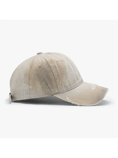 Haila - Solid Color Round Crown Everyday Baseball Cap