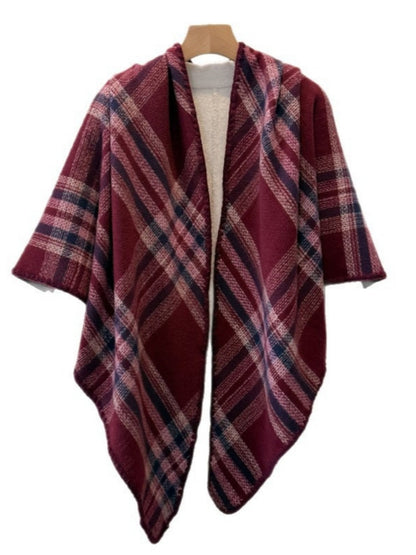 Scarvii - Classic Scarf with Plaid Pattern