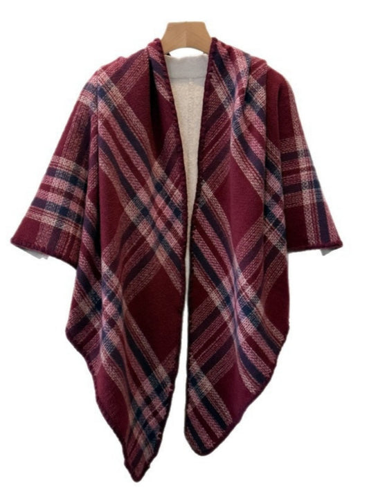 Scarvii - Classic Scarf with Plaid Pattern