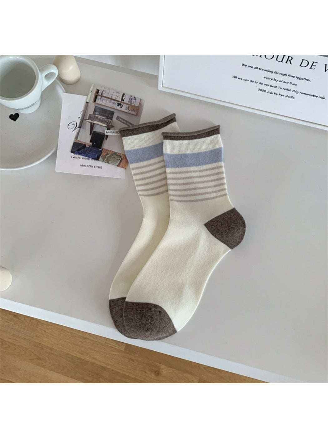 Rufia - Everyday Stripe Crew Socks