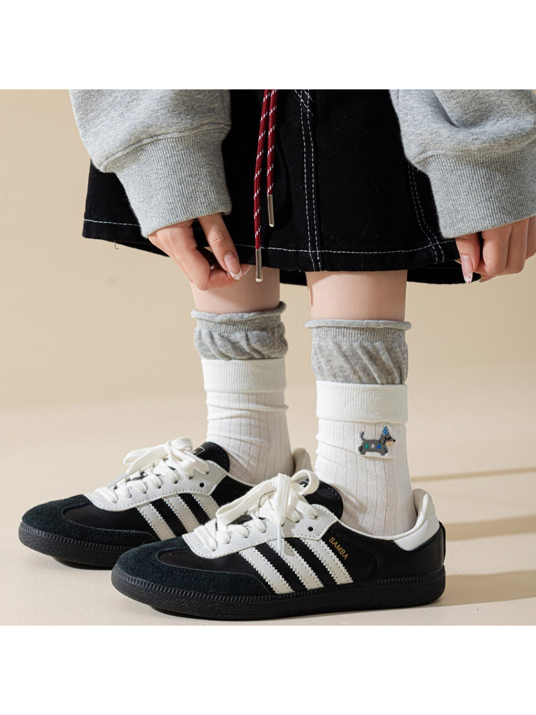 Rufia - Playful Puppy Ruffle Crew Socks product image 3