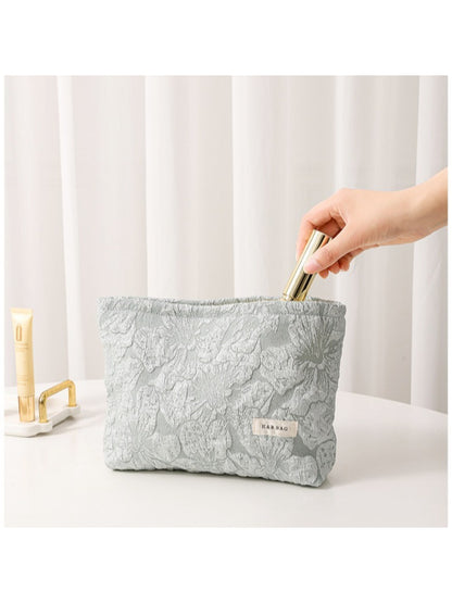 Cosbai - Elegant Floral Cosmetic Bag