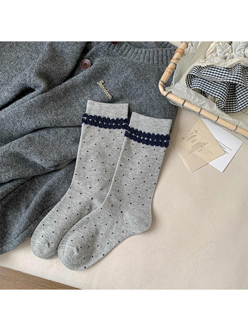 Rufia - Sweet Academy Crew Socks
