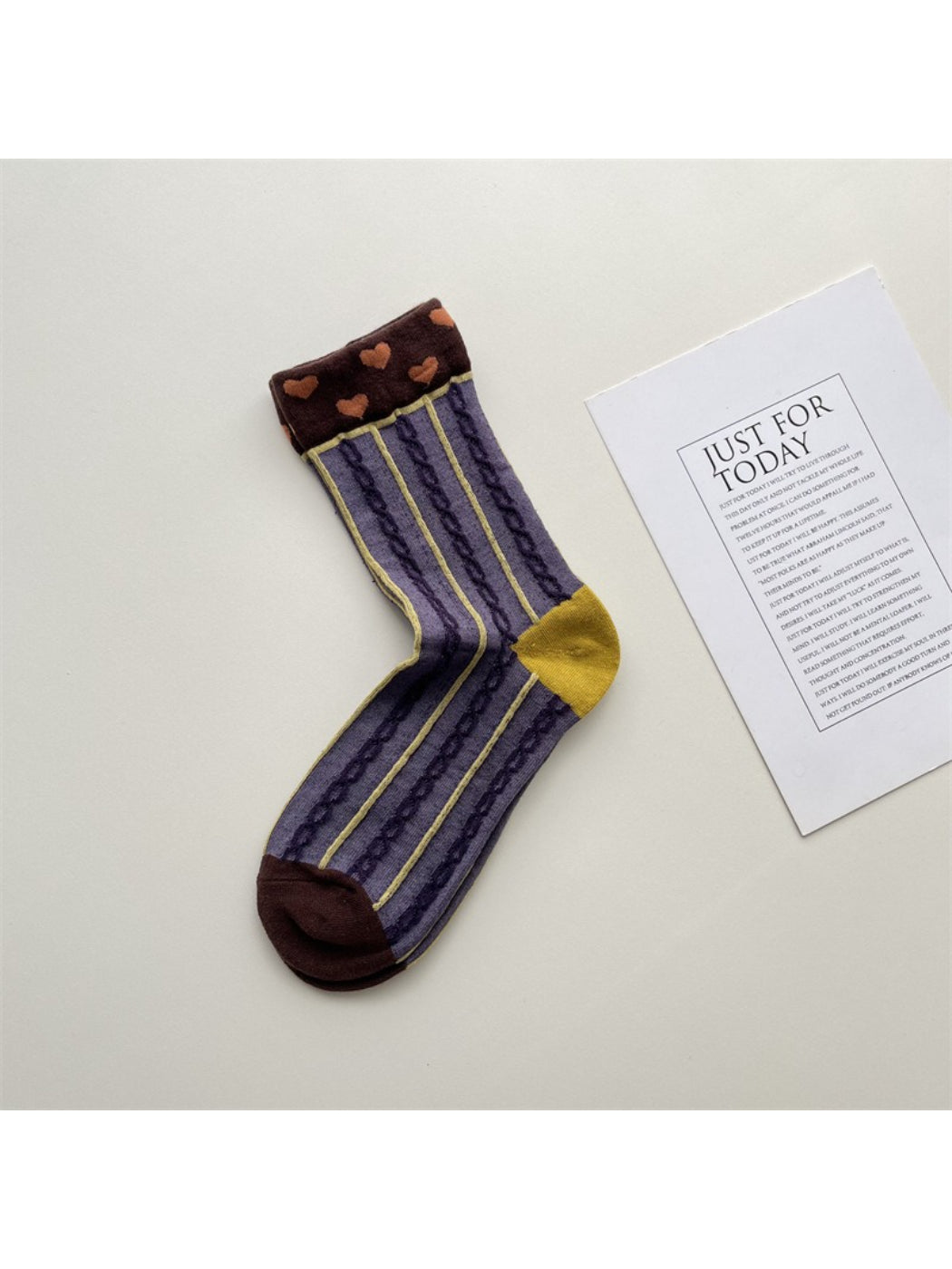 Rufia - Mixed Motif Crew Socks