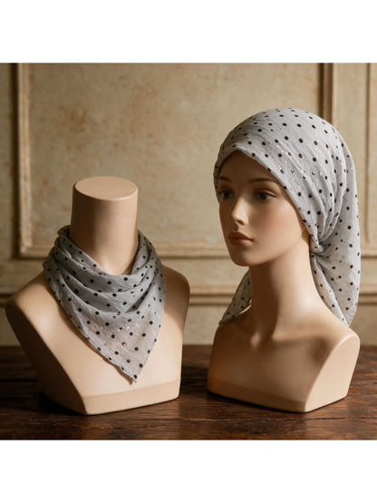 Scarvii - Polka Dot Square Scarf