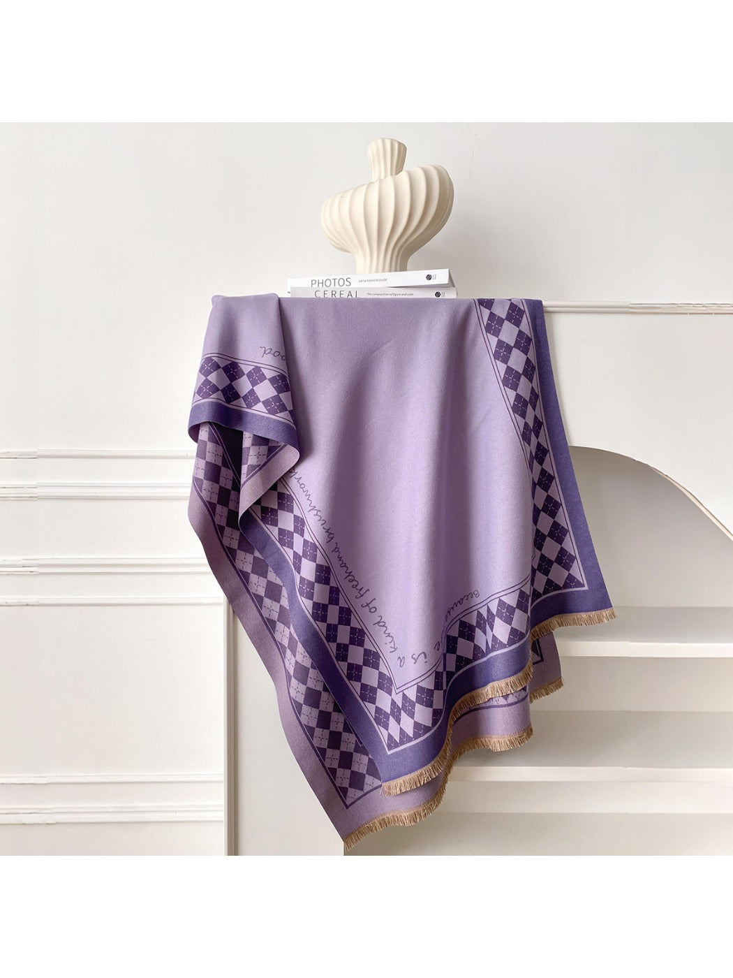 Scarvii – Elegant Checkered Winter Scarf