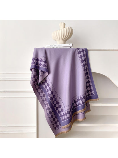 Scarvii – Elegant Checkered Winter Scarf