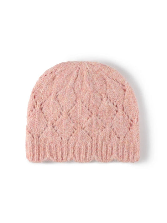 Haila - Diamond-Knit Textured Beanie