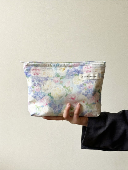 Cosbai Watercolor Floral Cosmetic Bag product image