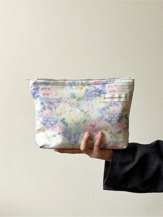 Cosbai Watercolor Floral Cosmetic Bag product image