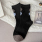 Rufia – Retro Argyle Mid-Calf Socks