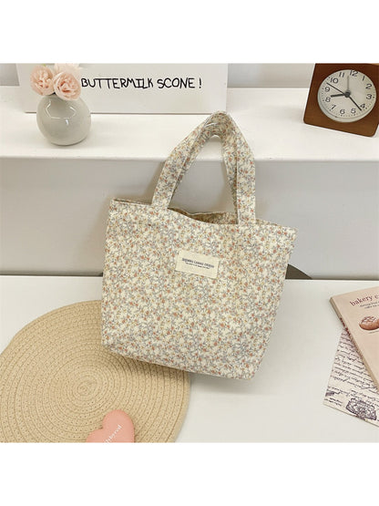Cosbai - Vintage Floral Everyday Tote