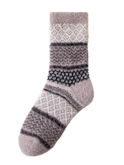 Rufia - Cozy Fleece Thick Mid-Calf Socks